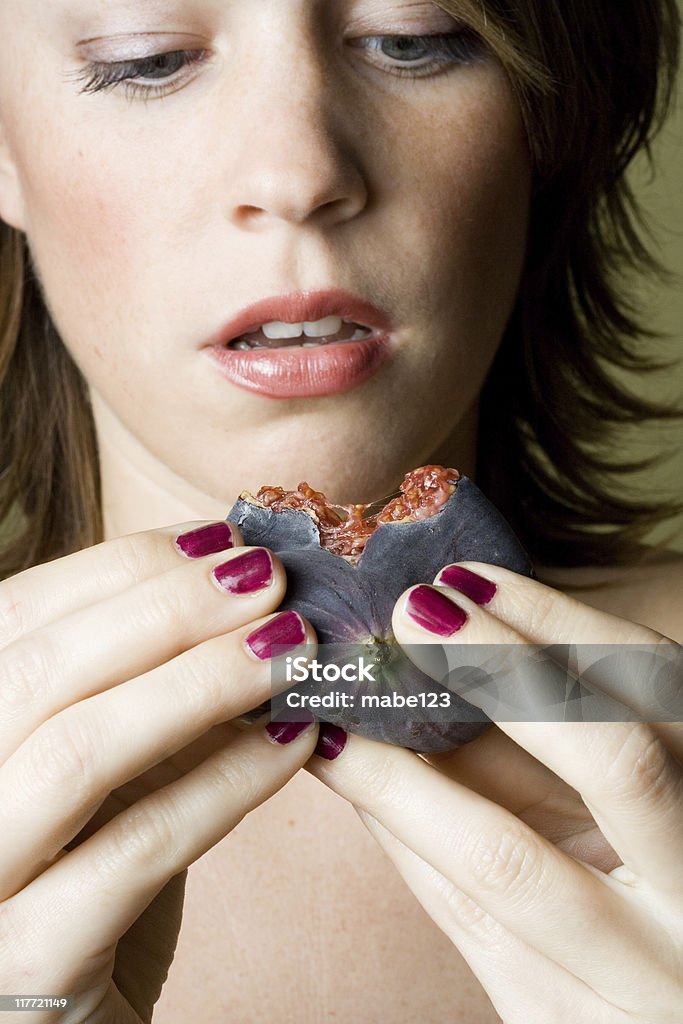 Feige - Lizenzfrei Essen - Mund benutzen Stock-Foto