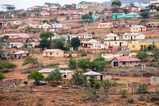 istock Informal Huts and Housing Constructed on Hillside 1177211542