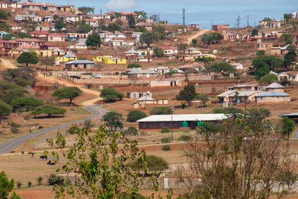 istock Rural Housing Scattered over Hillside 1177214433