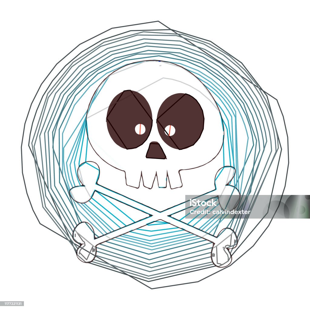 Abstract Skull Design Human Skull Abstract Design Stock Illustration - Download Image Now ...