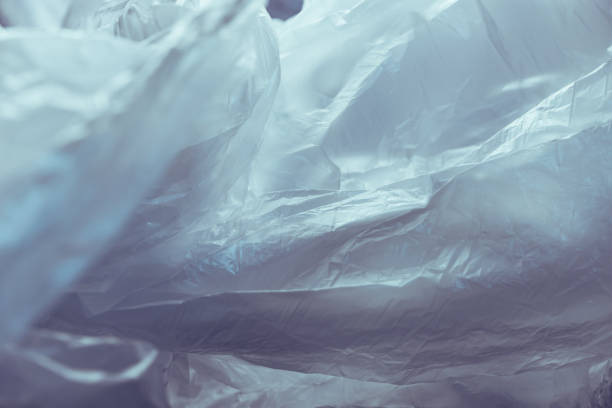istock Beautiful plastic bag abstract background. No Plastic Bag Concept, save world, protect earth. 1177226896