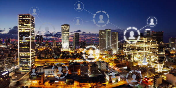 istock Social media marketing network communication 1177237769