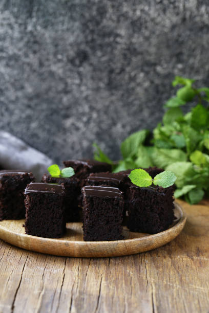 brownie chocolate cake - 12042 imagens e fotografias de stock