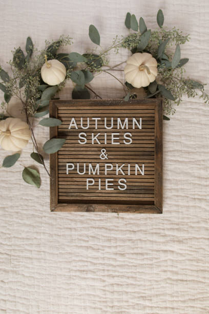 istock Autumn Skies & Pumpkin Pies Sign 1177246247