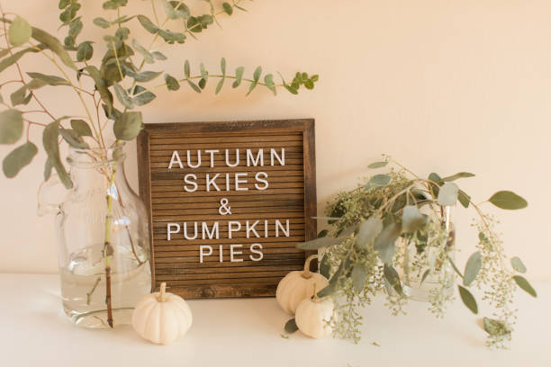 istock Autumn Skies & Pumpkin Pies Sign 1177247263