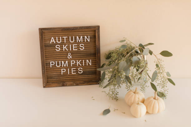 istock Autumn Skies & Pumpkin Pies Sign 1177248368