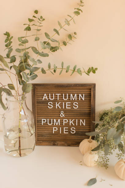 istock Autumn Skies & Pumpkin Pies Sign 1177249228