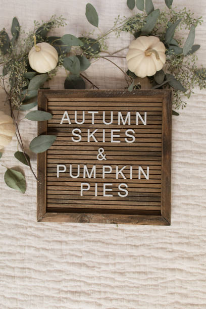 istock Autumn Skies & Pumpkin Pies Sign 1177249507