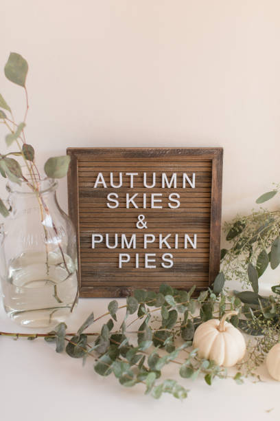 istock Autumn Skies & Pumpkin Pies Sign 1177250420