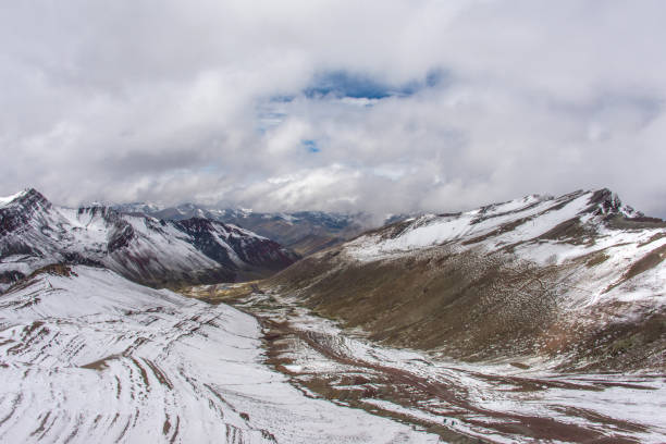 istock Snow covered Rainbow Mountain and Surroundings (Peru) 1177250823
