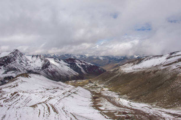 istock Snow covered Rainbow Mountain and Surroundings (Peru) 1177251467