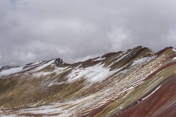 istock Snow covered Rainbow Mountain and Surroundings (Peru) 1177251472