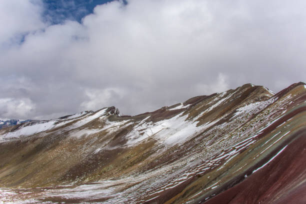 istock Snow covered Rainbow Mountain and Surroundings (Peru) 1177252029
