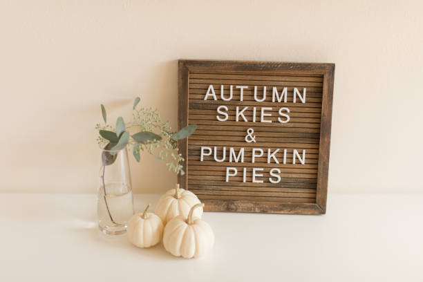 istock Autumn Skies & Pumpkin Pies Sign 1177252136
