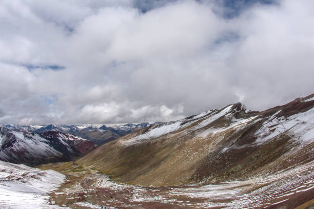 istock Snow covered Rainbow Mountain and Surroundings (Peru) 1177252654