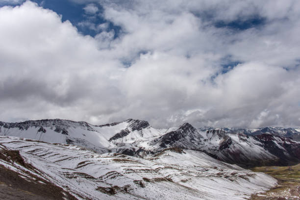istock Snow covered Rainbow Mountain and Surroundings (Peru) 1177253698