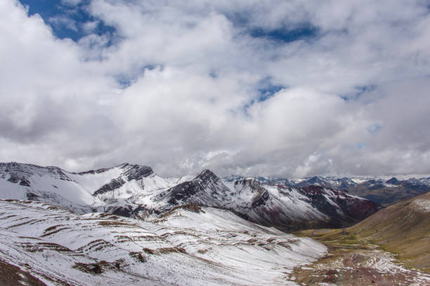 istock Snow covered Rainbow Mountain and Surroundings (Peru) 1177253784