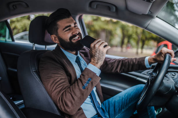 istock Businessman in car 1177255579