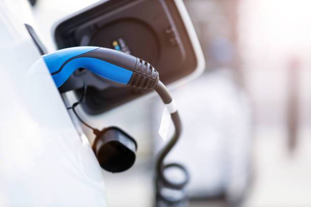 istock Charging of an electric car 1177256393