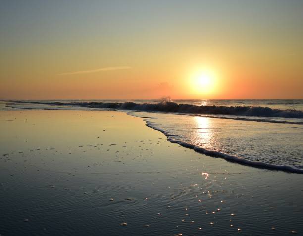 istock Morning sun over the beach 1177258273
