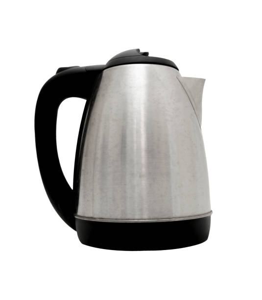 istock Aluminum electric kettle on a white background 1177259956