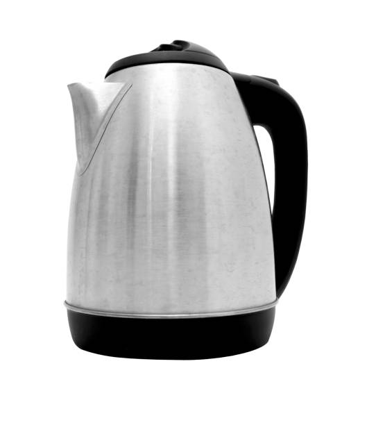 istock Aluminum electric kettle on a white background 1177259961