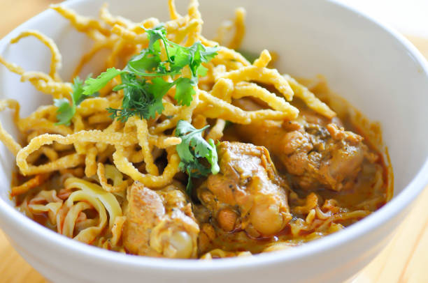 istock noodles or chicken curry noodles 1177265428