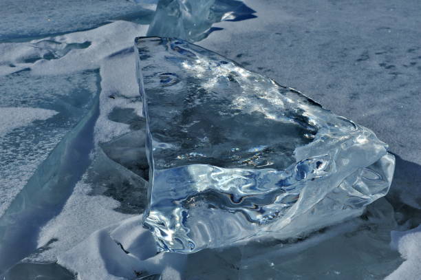 istock Ice hummocks on Lake Baikal in the winter. 1177269713