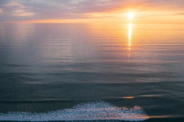 istock Aerial breathtaking sunset 1177271550