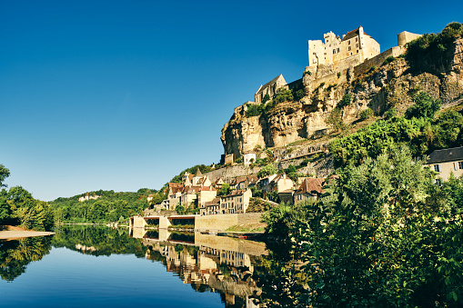 Village of Beynac et Cazenac in the Dordogne region of France.