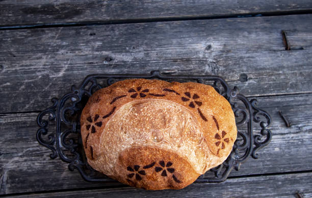 istock delicious homemade bread on wheat flour 1177273366