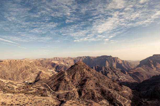 istock jabal shams mountain ridge, oman 1177279406