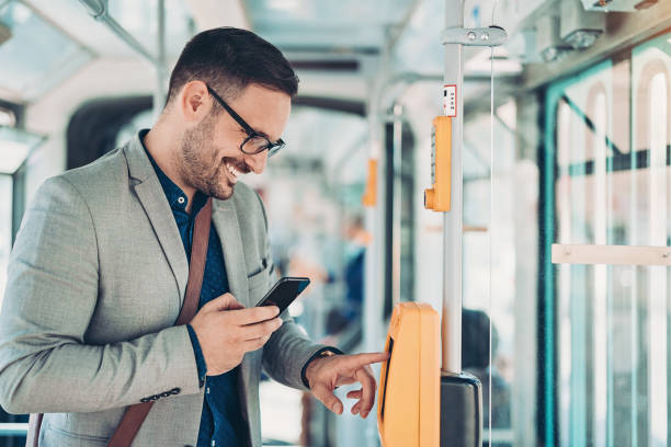 istock Contactless payment in public transportation 1177286076