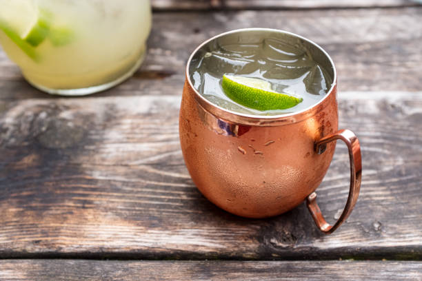 Moscow Mule on an old table