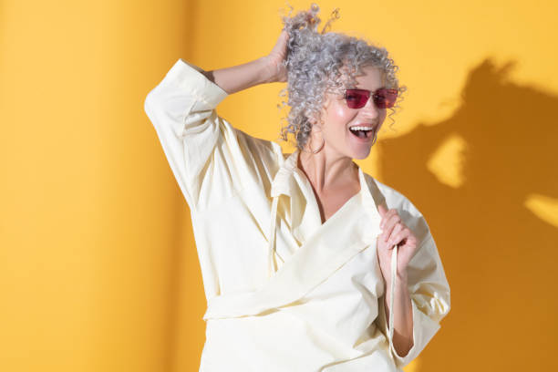 istock Woman touching her hair while showing confidence 1177293116