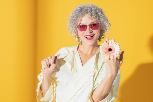istock Woman with bright pink lips smiling while feeling positive 1177293187