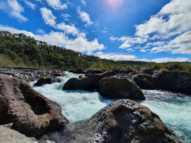 istock Petrohue falls in southern Chile 1177305436