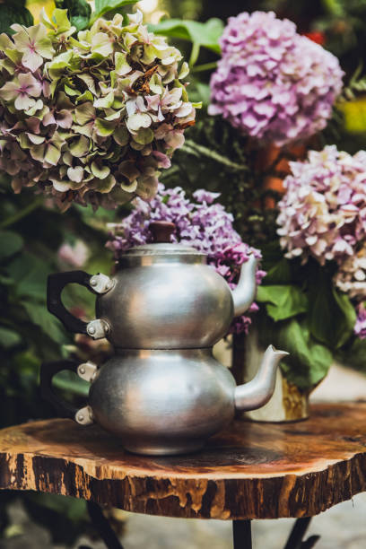Kashmiri Metallic Pot also known Samawaar Used as Tea carrier