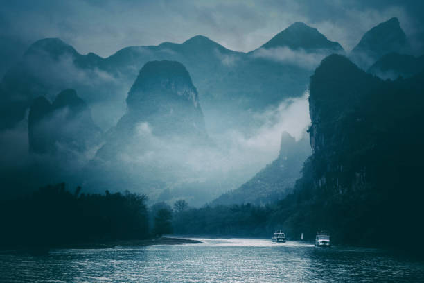 Li River Guangxi, China li river stock pictures, royalty-free photos & images