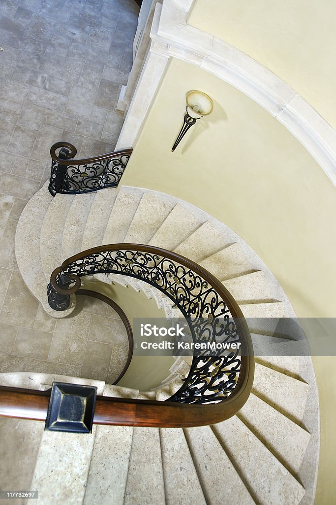 Escalier en colimaçon - Photo de Escalier libre de droits