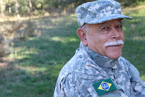 Senior Army soldier from Brazil.