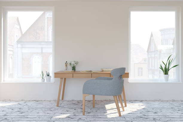 istock home interior in scandinavian style. Mock-up interior. 3d Illustration. 1177334524