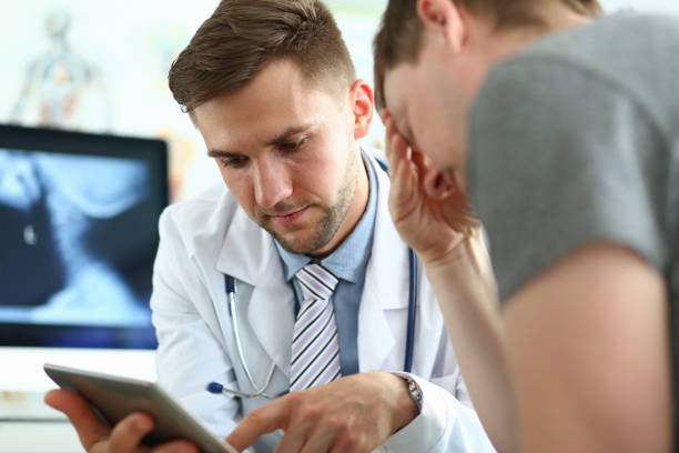 istock Man working in hospital 1177335061