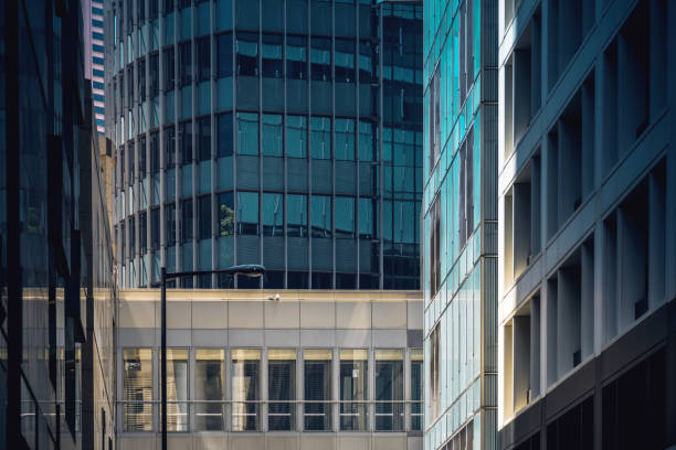istock Modern office building close up in Hong Kong 1177335340