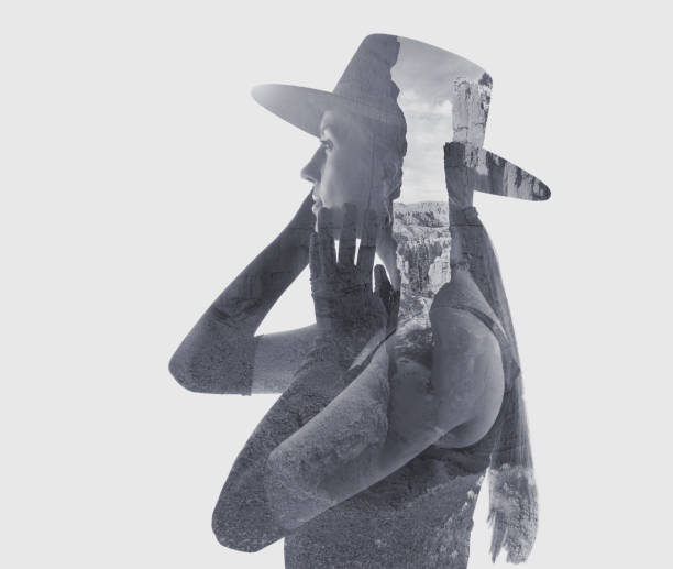istock Multiple exposure of a Young woman remembering Bryce Canyon National Park. 1177339655