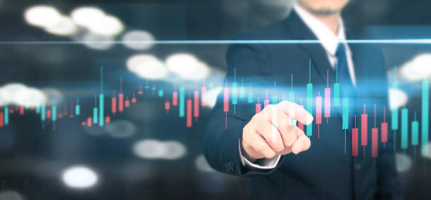 istock Businessman plan graph growth and increase of chart positive indicators i 1177348357