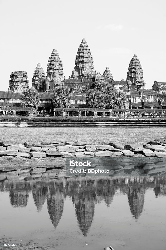 Reflexões em Angkor Wat - Royalty-free Angkor Foto de stock