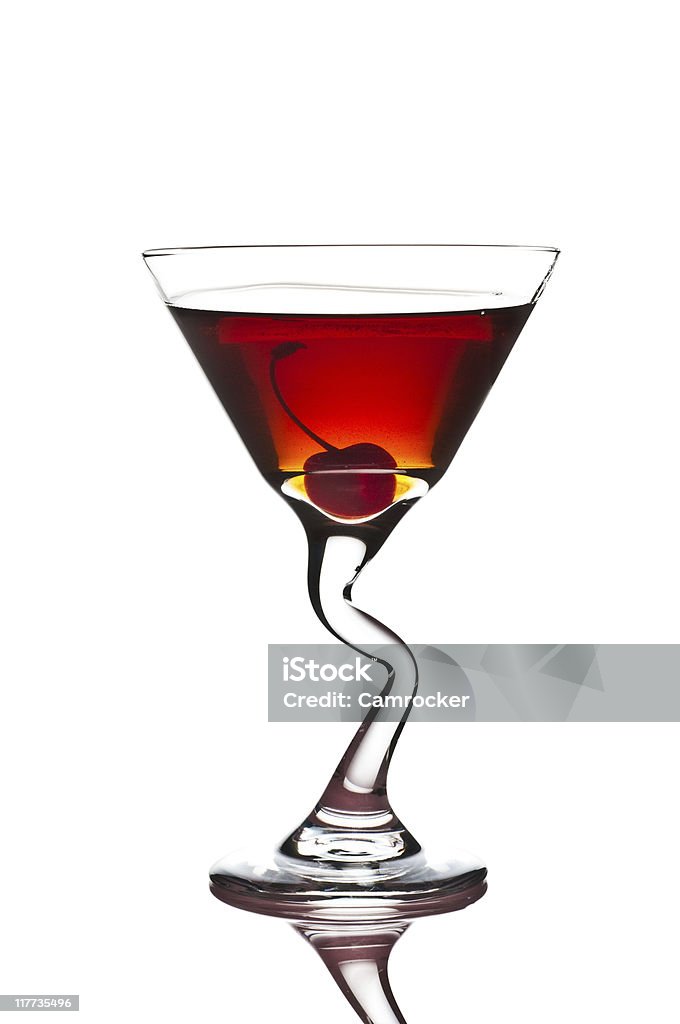 Red Hot Cocktail Manhattan - Royalty-free Cocktail Manhattan Foto de stock