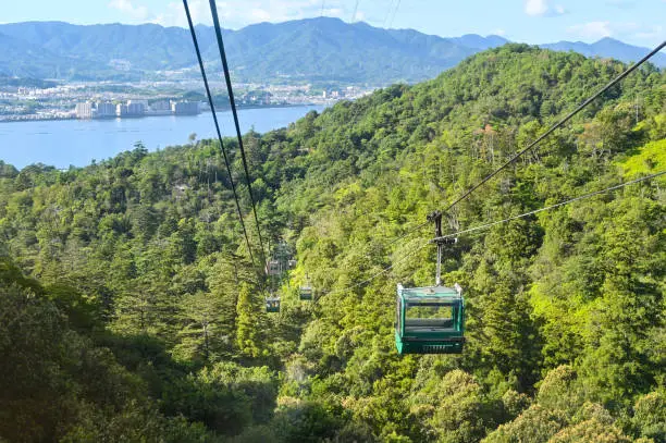 Miyajima ropeway, Hiroshima, Japan