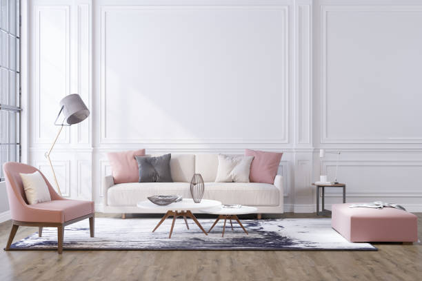 istock Decorative background for home, office and hotel. Modern interior design 1177361296